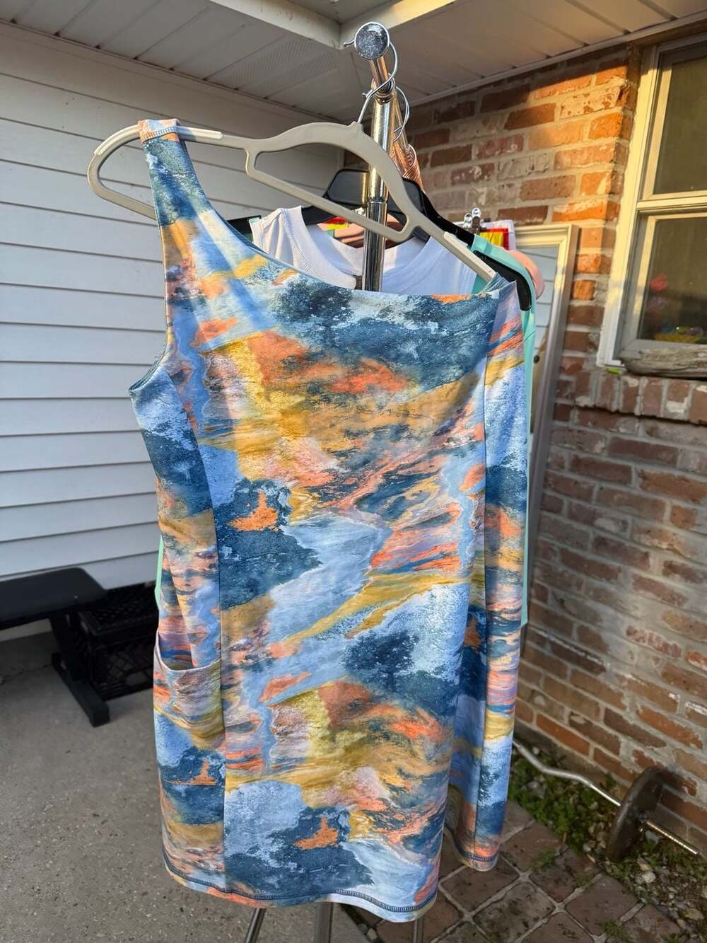 DSG x Twitch + Allison Women's Performance Dress with Shorts Size L Abstract